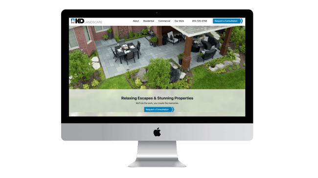 kd landscape design website