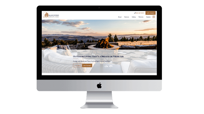 landscape design website - blanchford landscape group