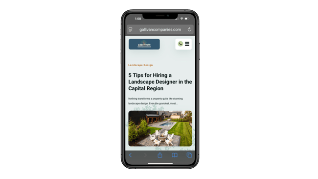 landscaping blog - gallivan