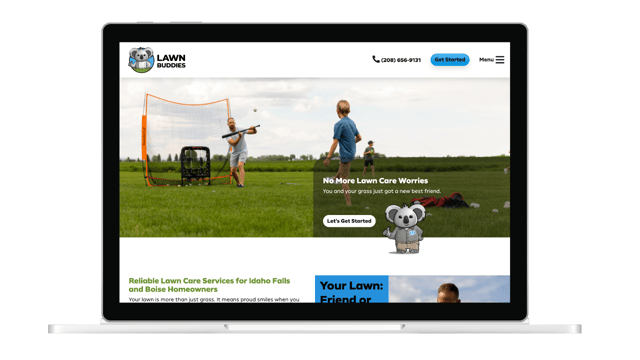 My 7 Favorite Ways to Use Photos on Lawn Care or Landscaping Websites