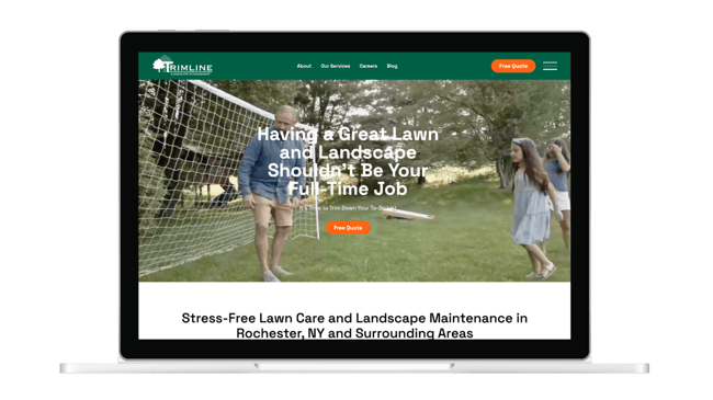 lawn care websites - trimline