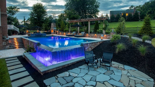 pool and landscape design photographer rock water farm-2