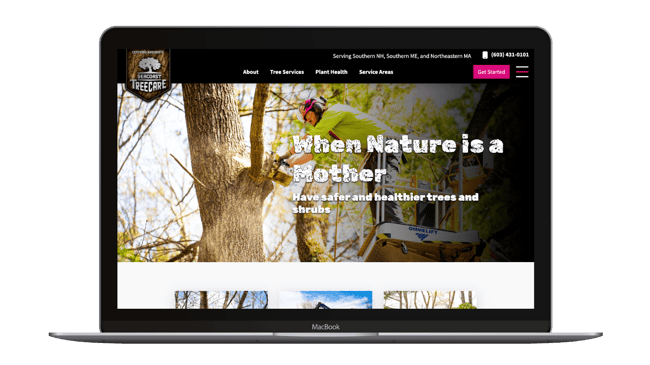 tree service website design